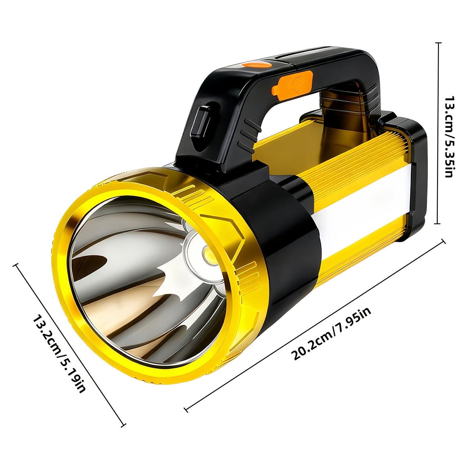 2000 Lumen Rechargeable Flashlight with Zoom – USB Zoomable LED Torch 2400mAh 3 Modes High Power for Camping Fishing Hiking Hunting Emergency Outdoor