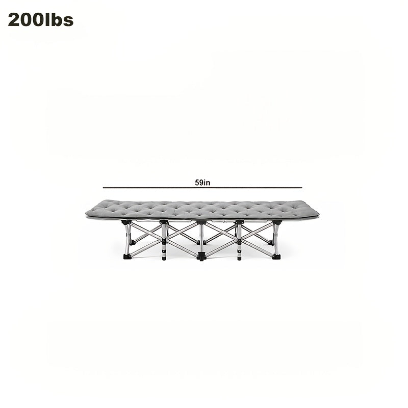 67/79-inch Options Available; Mattress Option; Camping Bed, Portable Folding Guest Bed, Weight Capacity 566/766 Lbs, Adult Outdoor Travel Bed, Suitable for Patios And Camping, Elegant Outdoor Furniture