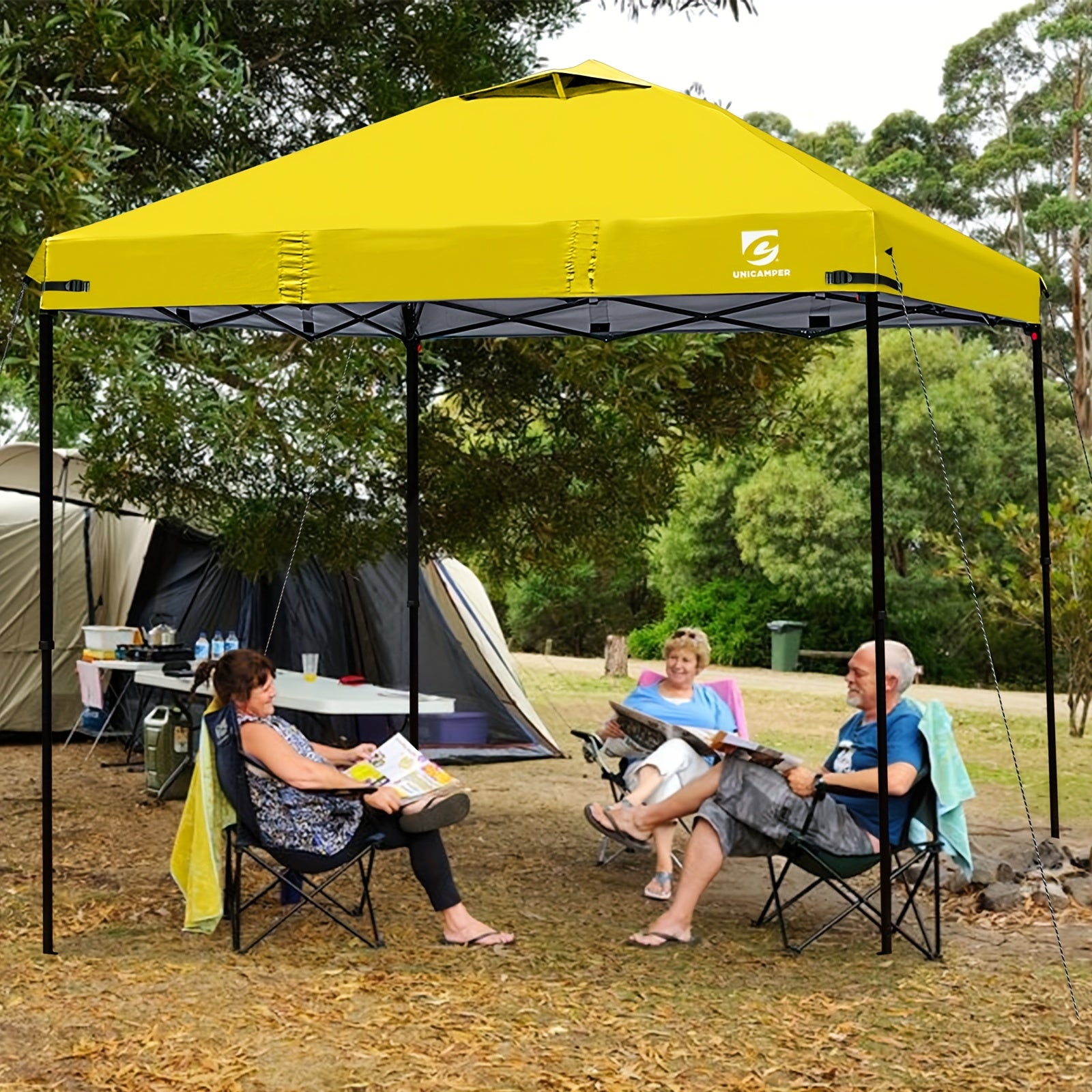 10x10 FT Canopy Replacement Top Cover Waterproof with Ventilation Ports for Straight-Leg Pop-Up Canopy Tent Outdoor Camping Patio Garden Events 11 Colors