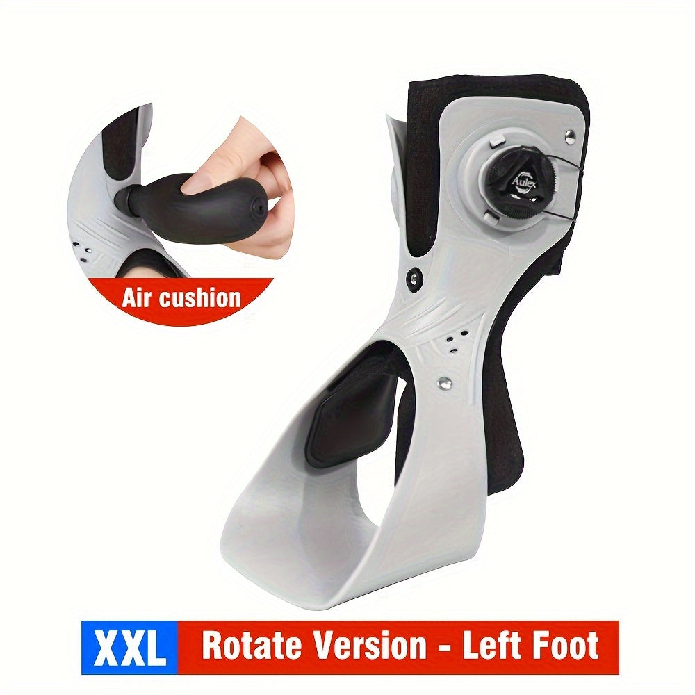 Foot Drop Corrector Brace with Airbag Support Breathable Ankle Brace BOA Strap Lace-Up Closure Triangle Support for Daily Wear Recovery Walking Left or Right Foot S-XXL