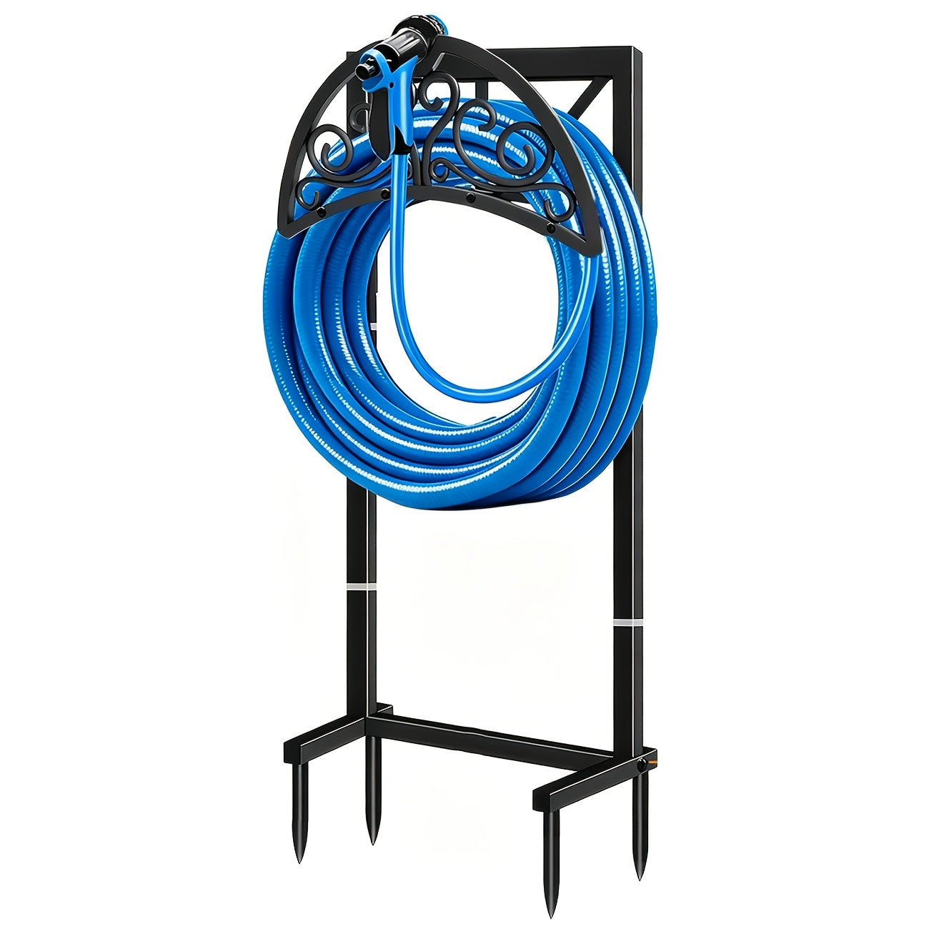 Garden Hose Holder Outdoor Wall Mount & Freestanding Hose Reel Rack – Heavy Duty Metal, Rust-Resistant, Multi-Style Options for Lawn Patio Yard