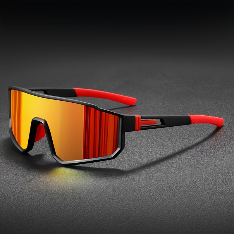 Mirrored Sports Sunglasses 3-4Pcs Set – PC Polycarbonate Lens Fashion Glasses for Men Women Casual Wear Festival Outdoor, Multiple Colors
