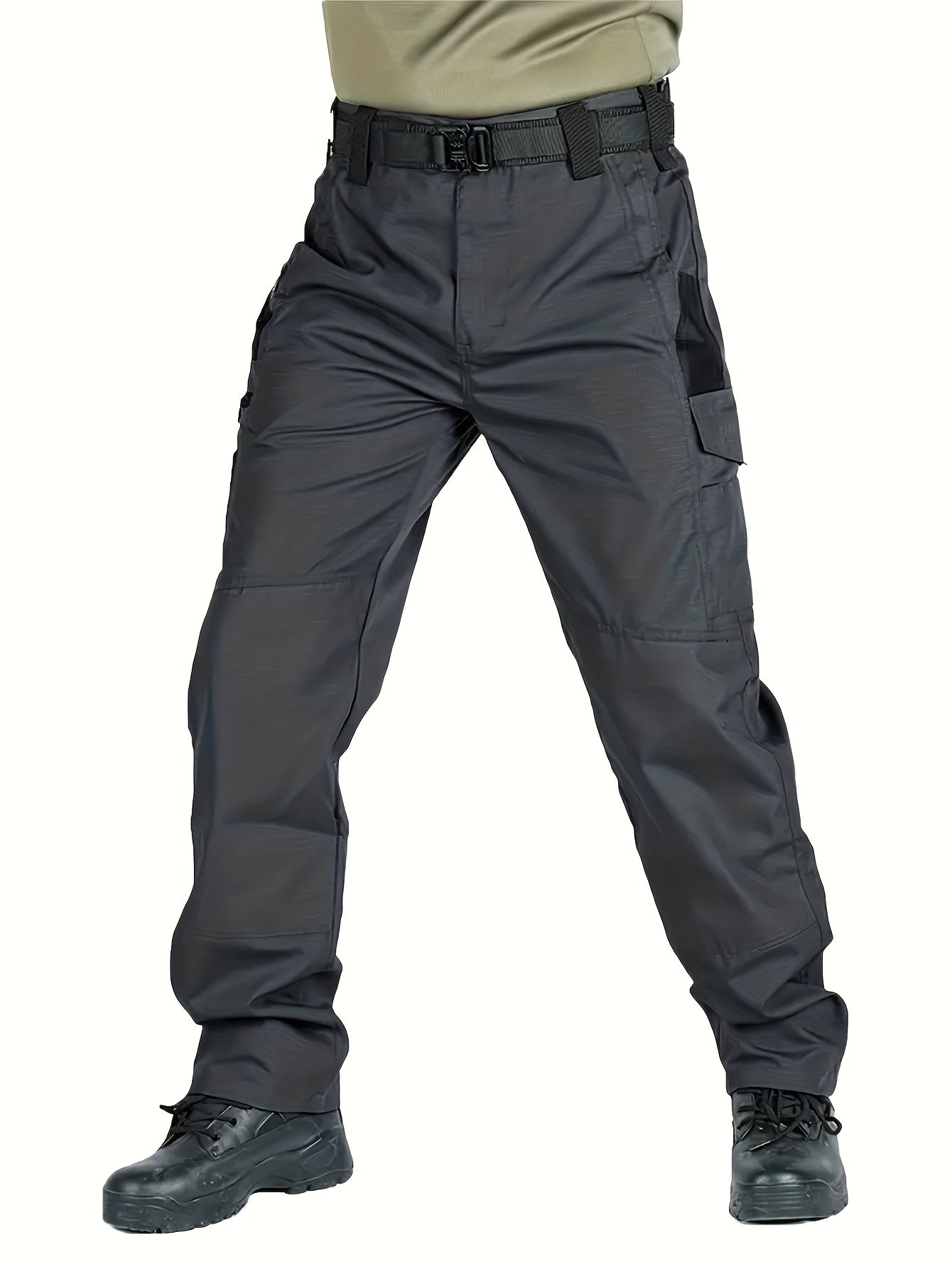 Men's Tactical Cargo Pants Quick-Dry Lightweight Hiking Pants Multi-Pocket Outdoor Work Pants for Men S-XXXL Black Grey Green