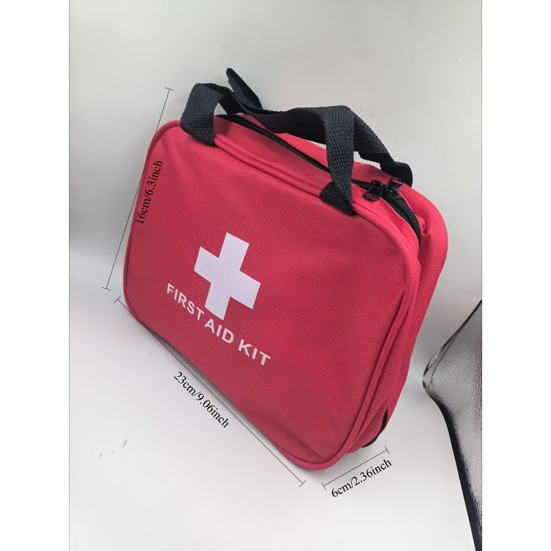 152 Piece First Aid Kit Survival Emergency Kit Camping Hiking Outdoor Portable Reusable with Scissors Pliers Bandages Gauze Tape