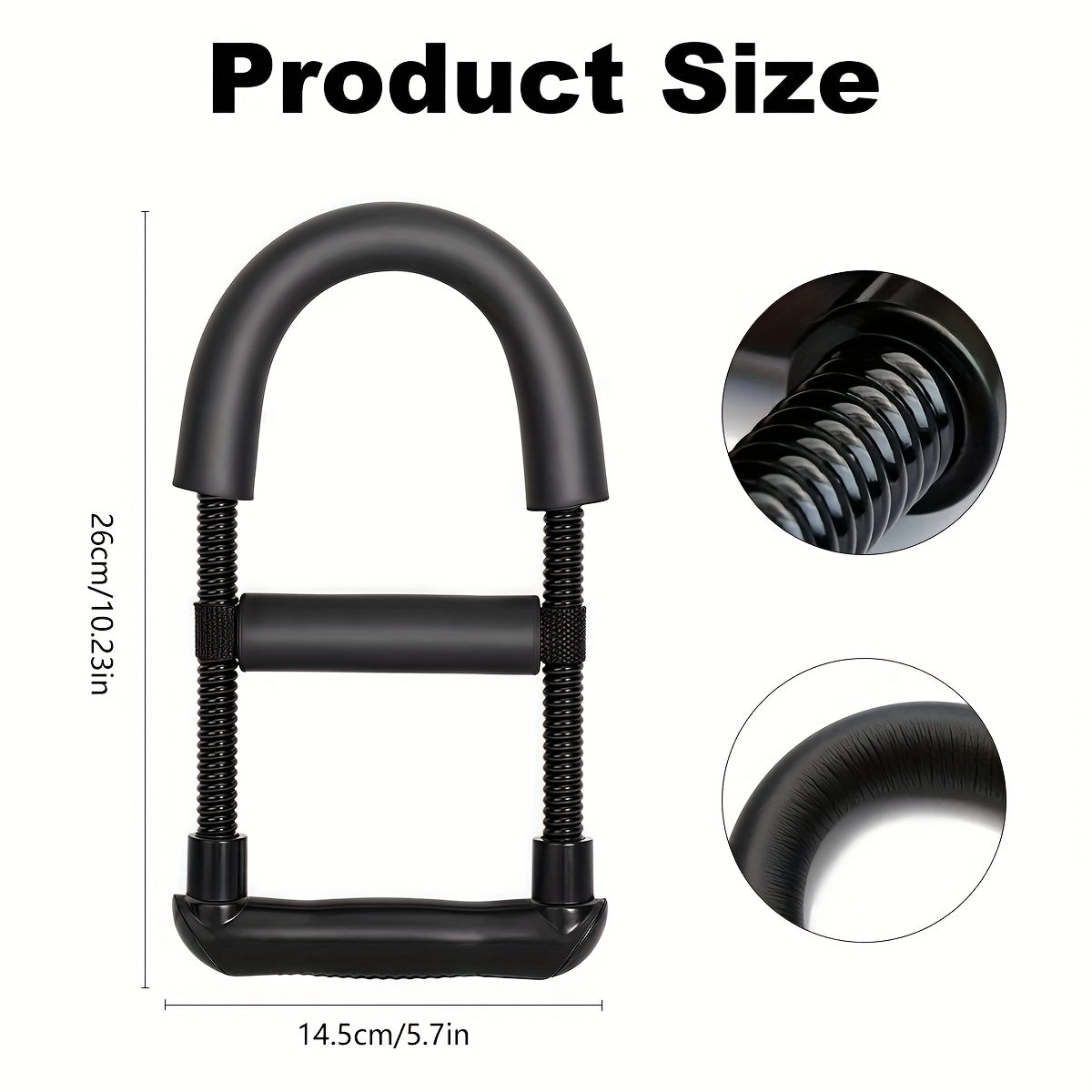 Forearm Strengthener Wrist Exerciser Adjustable Tension Hand Grip Trainer Arm Strength Developer for Home Gym Workout Beginner and Pro 1pc or 2pcs
