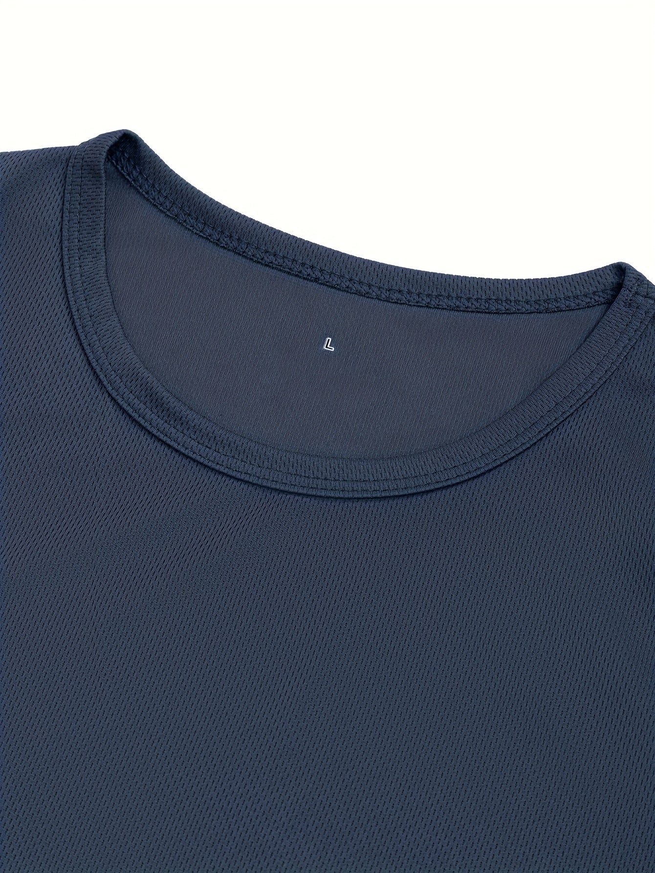 5 Pack Men's Quick Dry T-Shirts Moisture Wicking Athletic Crew Neck Short Sleeve Workout Shirts for Gym Running Sports Casual Wear S-XXXL