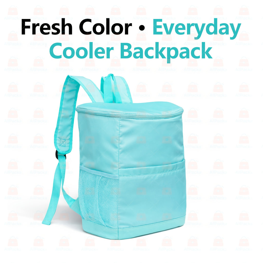 Insulated Cooler Backpack 30-Can Leopard Print Nylon Portable Cooler Bag with Mesh Pockets Adjustable Straps for Beach Camping Picnic Outdoor Travel Daily Use