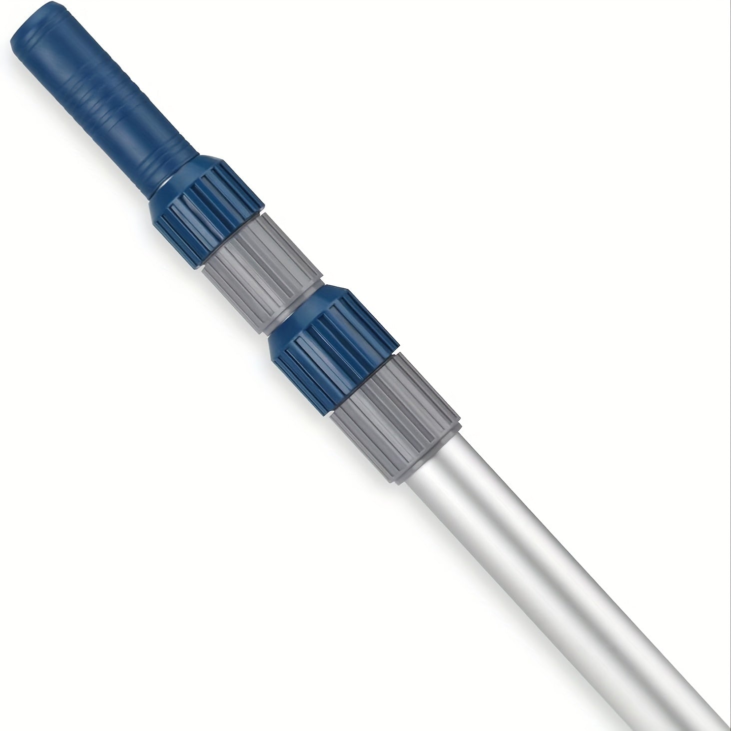 16ft Telescopic Pool Pole Heavy Duty Aluminum – Double Lock Adjustable Non-Slip Grip for Pool Cleaning Skimming Vacuuming Brushing Above Ground In-Ground Pools