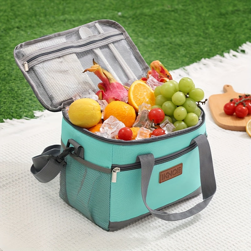 Foldable Insulated Lunch Bag Leakproof Thermal Tote with Aluminum Foil Lining – Keeps Food Cold 6+ Hours for Women Men Kids Work School Picnic