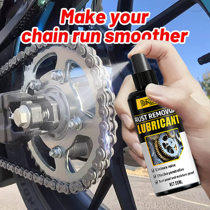 Chain Lubricant for Bicycle & Motorcycle Professional Spray Sprockets Hubs Brake Cables Bearings Door Locks Hinges Anti-Rust Multi-Use Lube Smooth Operation