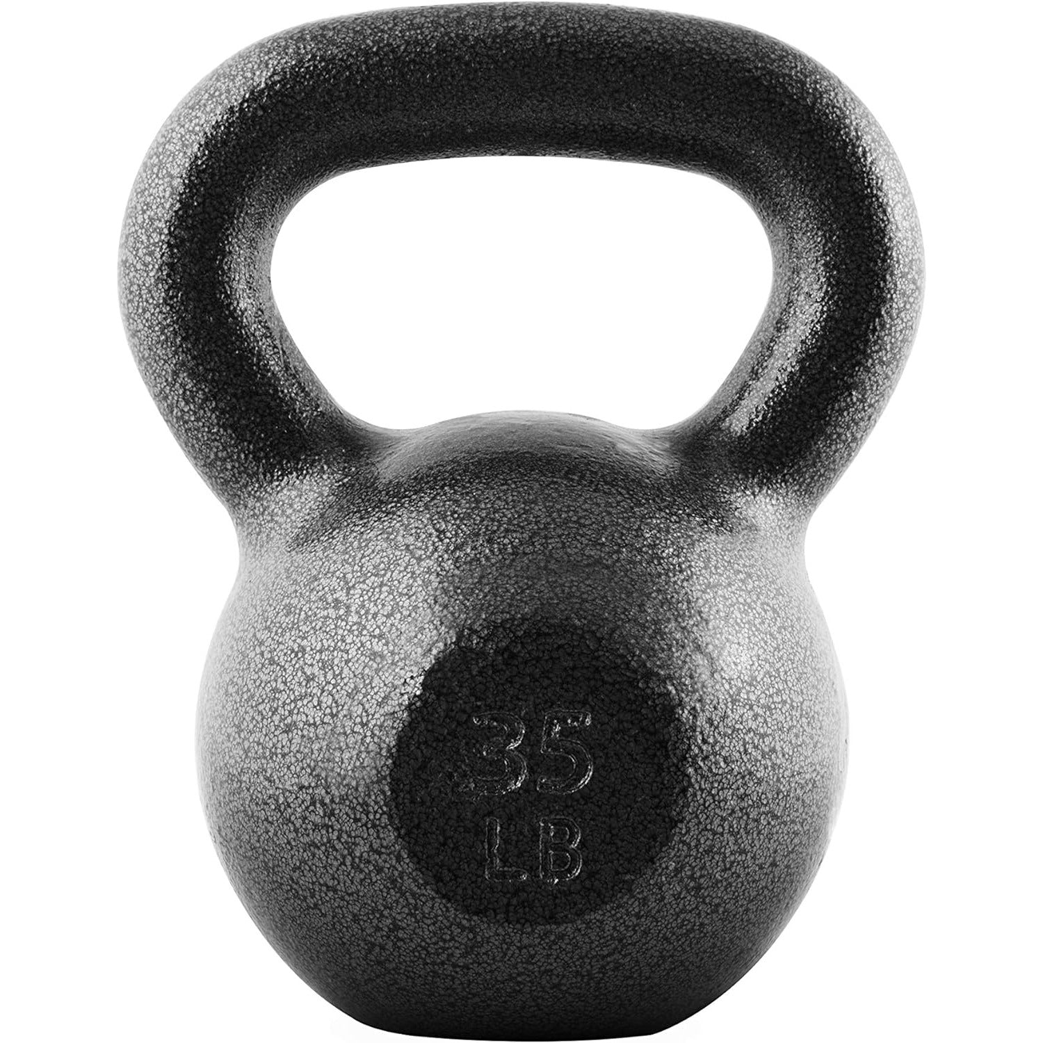 Cast Iron Kettlebell 10 25 35 50 70 LB Hammerstone Painted Flat Bottom Wide Handle – Home Gym Strength Training CrossFit HIIT Full Body Workout Weight
