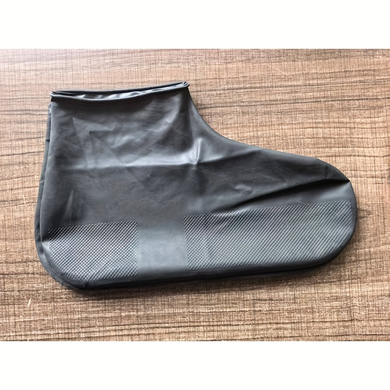 Waterproof Silicone Shoe Covers 3 Pairs – Thickened Non-Slip Rain Boot Covers, Wear-Resistant Outdoor Overshoes for Men & Women, One Size Fits EU 34-45