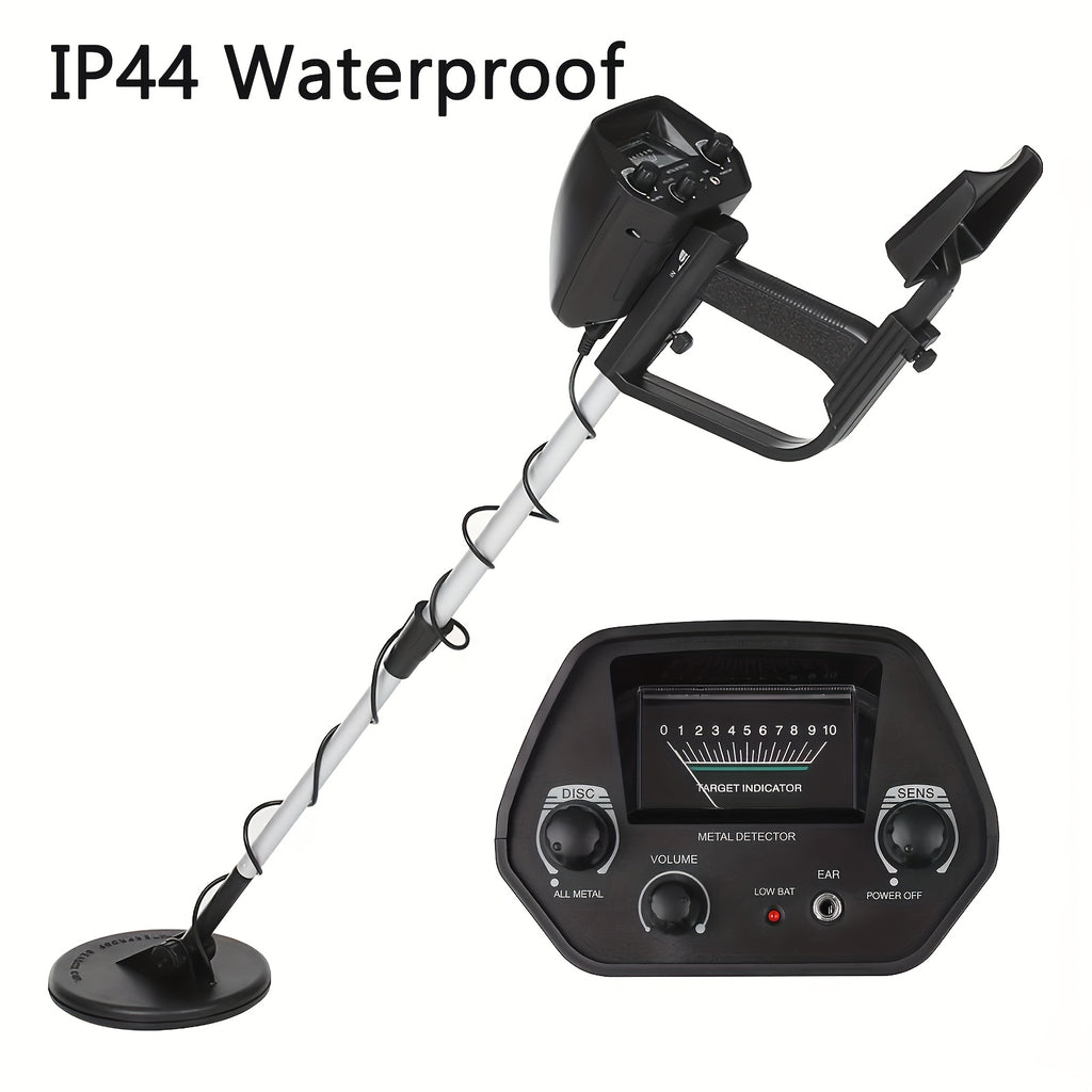 Metal Detector for Adults Kids - LCD Deep Search Waterproof Coil Treasure Hunter, High Sensitivity Gold Coin Jewelry Finder, Adjustable Stem, Beginner & Pro