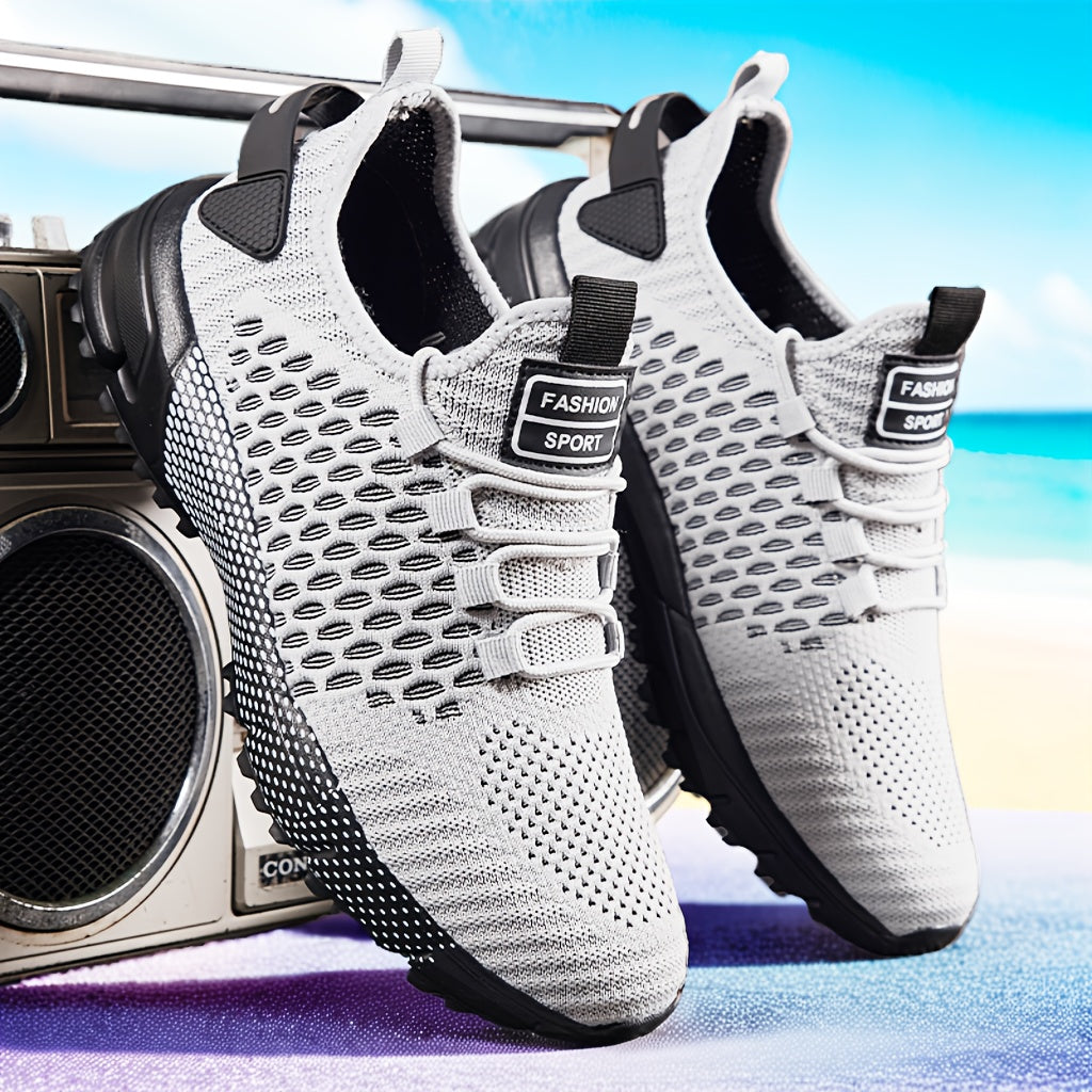 Mesh Athletic Sneakers Men Breathable Lightweight Running Shoes Jogging Fitness Daily Wear Sports Shoes Wide Size Selection