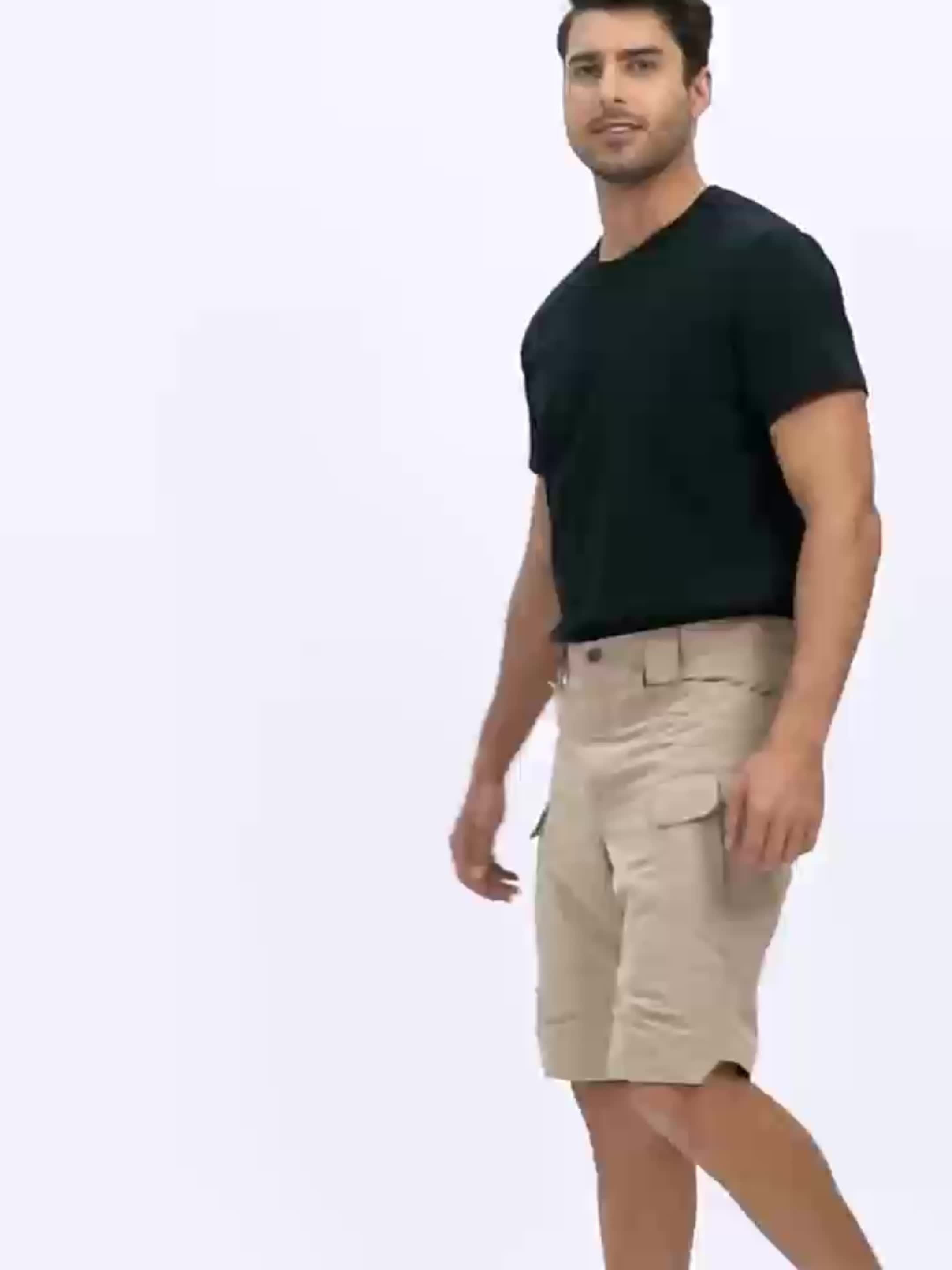 Cargo Shorts for Men 2 Pack – Multi-Pocket 100% Polyester Regular Fit Outdoor Hiking Work Casual Shorts S-XXXL (Black, Gray, Khaki, Army Green)