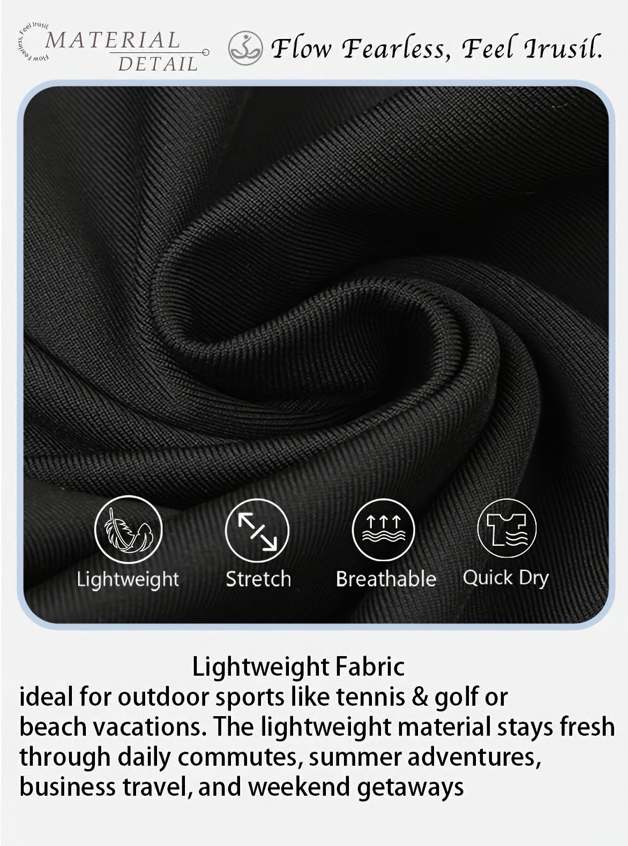 Women's Knee-Length Skort 20-Inch High Waist with 5 Pockets Built-In Shorts Long Athletic Skirt for Tennis Golf Workout Casual Wear S-XXL