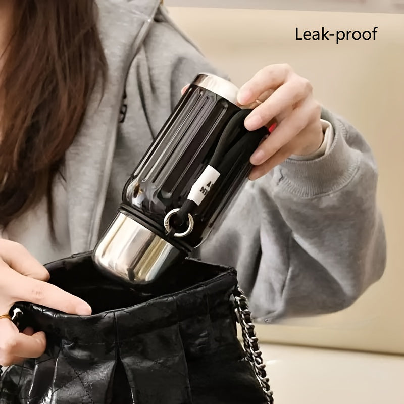 Stainless Steel Thermos 316 Vacuum Insulated Tumbler Keeps Drinks Hot & Cold – Portable Travel Cup for Work School Camping Sports