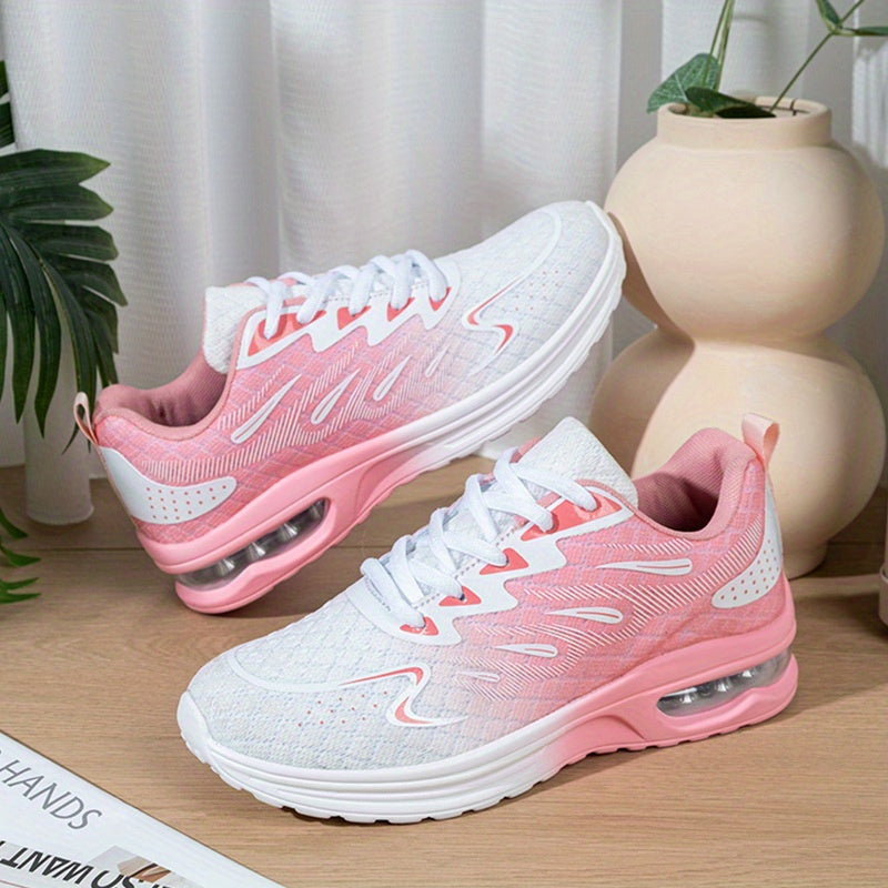 Women's Running & Walking Shoes – Lightweight Mesh Air Cushion Sneakers, Non-Slip Breathable Tennis Shoes with Arch Support, US 5.5-11, 8 Colors