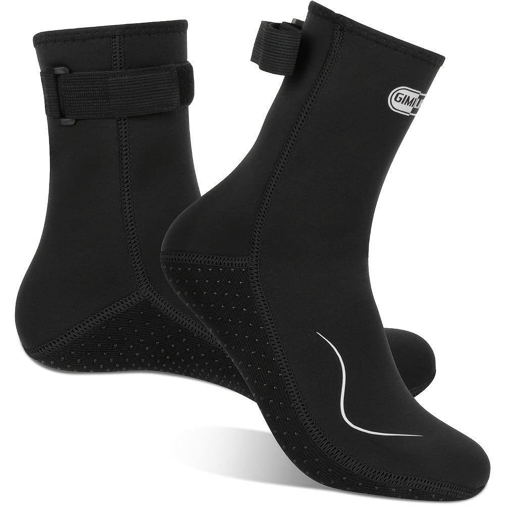 Neoprene Water Socks 3mm for Men & Women – Non-Slip Warm Diving Wetsuit Fin Socks High & Low Cut for Surfing Snorkeling Kayaking Beach S-XXL