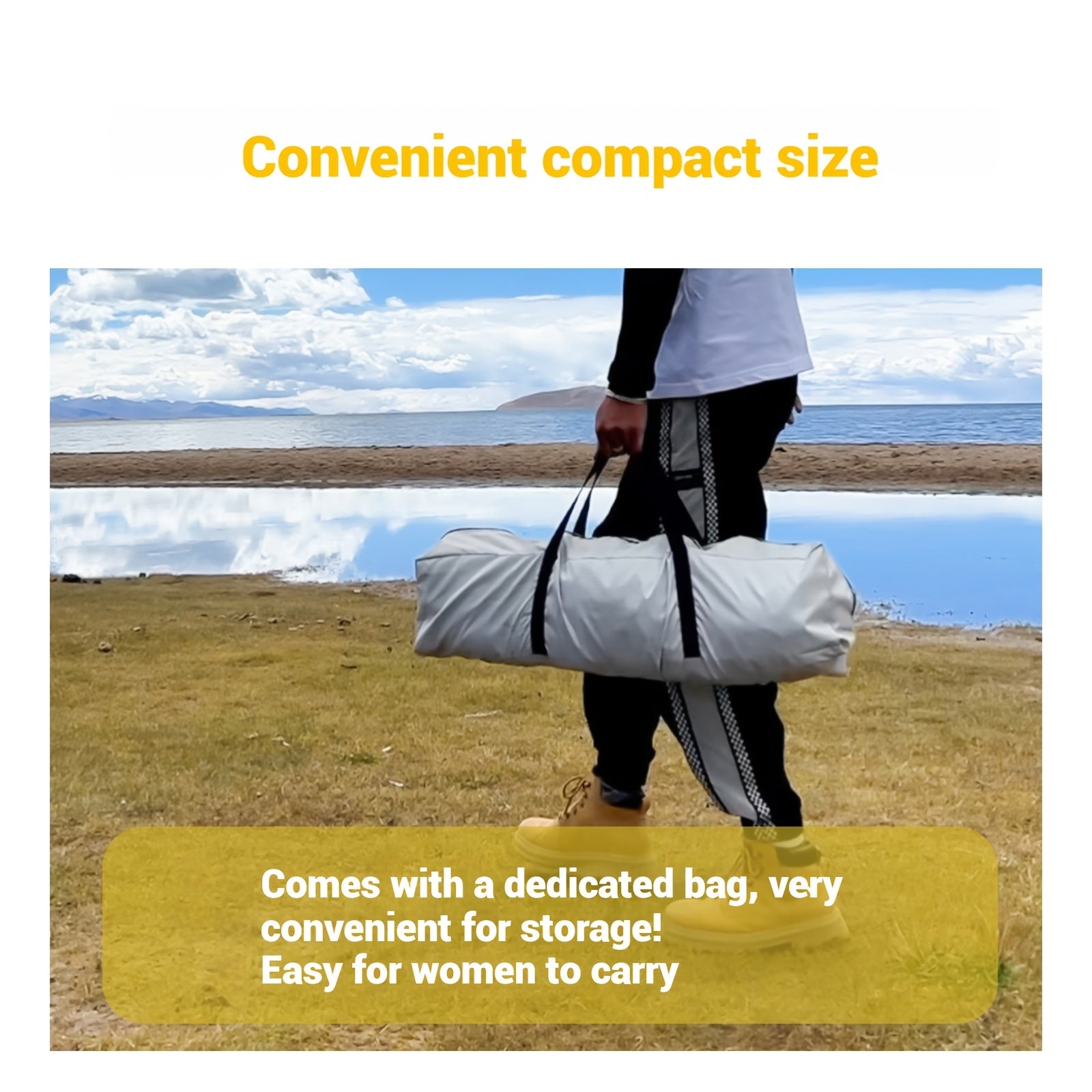 Pop Up Camping Tent Instant Setup 1-3 & 3-4 Person All Season Windproof Lightweight Tent Dual Doors Mesh Windows Hiking Backpacking Outdoor Gear