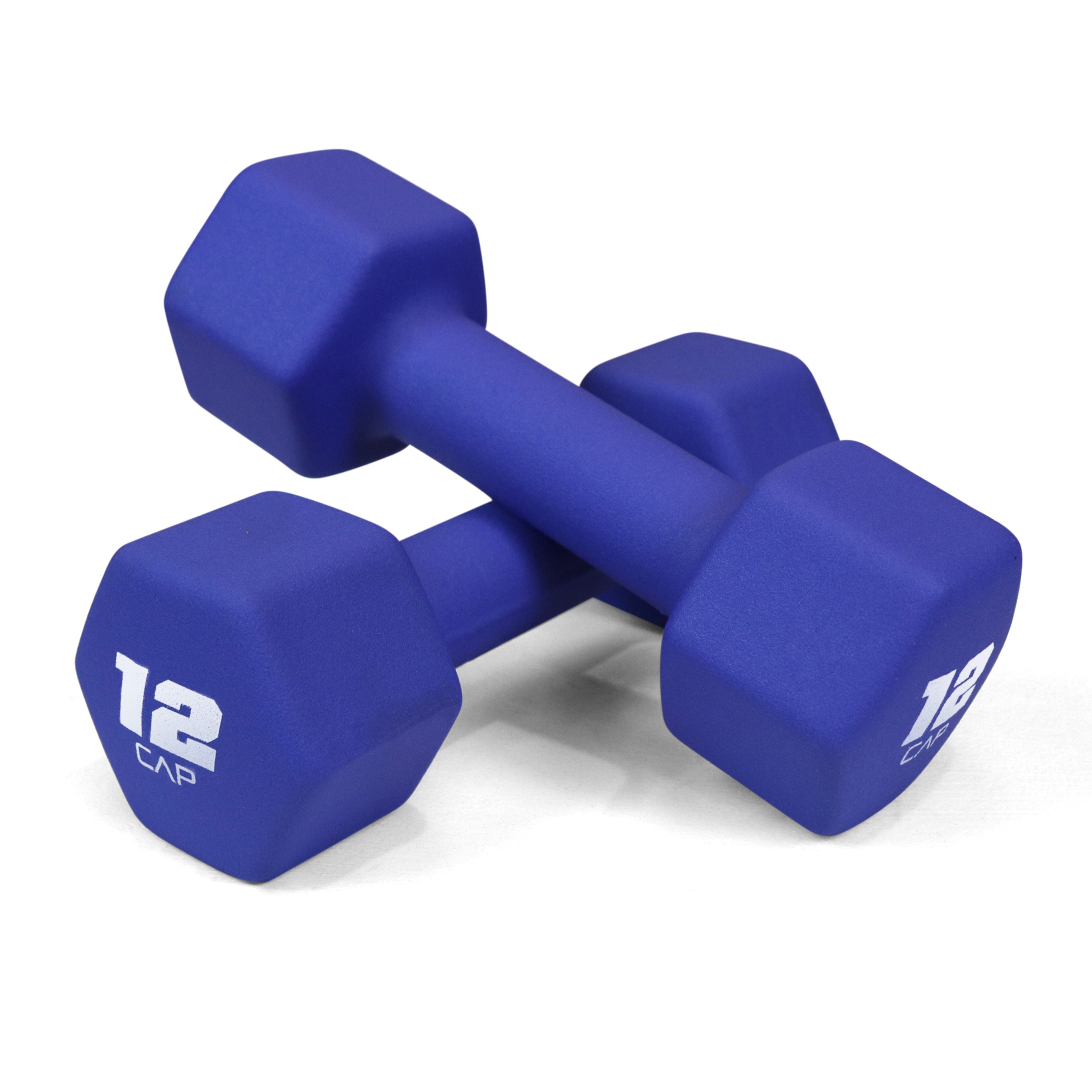 Neoprene Hex Dumbbells Pair Color-Coded Cast Iron Non-Slip Hand Weights for Women Men Strength Training Home Gym Workout 2LB 5LB 8LB 12LB 15LB Anti-Roll