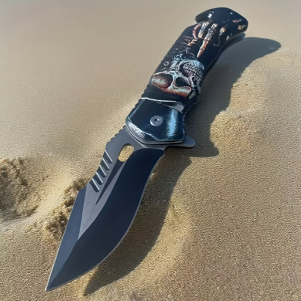 Folding Pocket Knife for Camping Hunting Fishing Hiking – Stainless Steel Blade Glass Breaker Ambidextrous Clip Knife for Men Women Outdoor EDC Survival Knife Gift