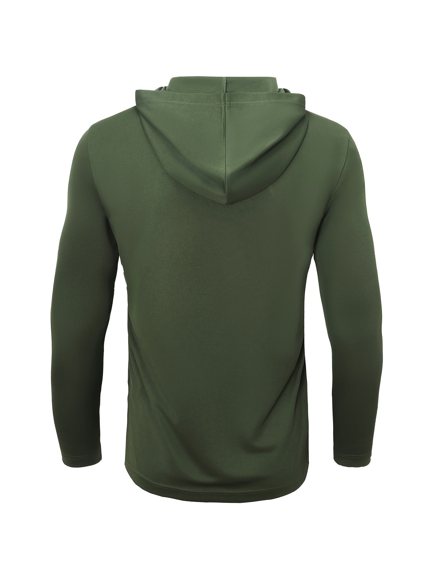 Men's Quick-Dry Pullover Hoodie Sports Top 4-Piece Set – Long Sleeve Hooded Athletic Shirt, Breathable Polyester Activewear for Running Gym Training, 10 Colors Sizes S-XXXL