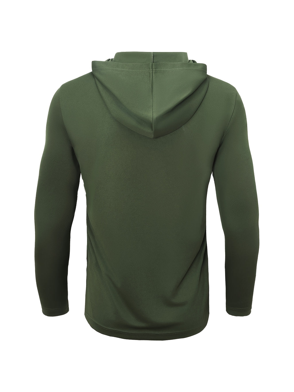 Men's Quick-Dry Pullover Hoodie Sports Top 4-Piece Set – Long Sleeve Hooded Athletic Shirt, Breathable Polyester Activewear for Running Gym Training, 10 Colors Sizes S-XXXL
