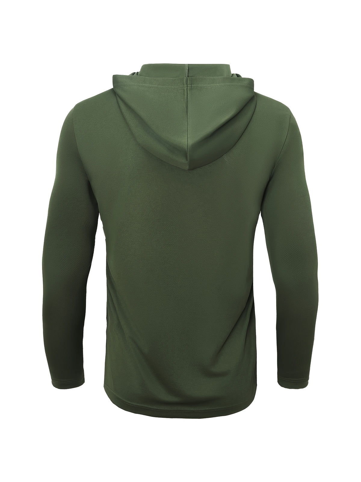 Men's Quick-Dry Pullover Hoodie Sports Top 4-Piece Set – Long Sleeve Hooded Athletic Shirt, Breathable Polyester Activewear for Running Gym Training, 10 Colors Sizes S-XXXL