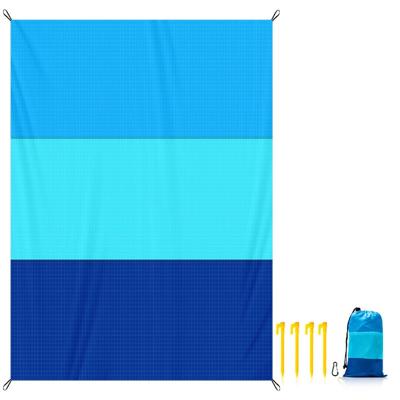 Sand Free Beach Blanket Extra Large 82x78 Inch for 4-7 People Anti-Sand Waterproof Picnic Mat – Lightweight Outdoor Mat for Beach Camping Hiking