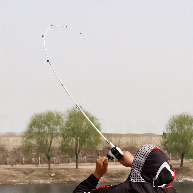 Carbon Fiber Fishing Rod Casting & Spinning – Sensitive Tip Fast Action EVA Grip, 165/180/210cm, Lightweight Outdoor Freshwater Saltwater Fishing Pole