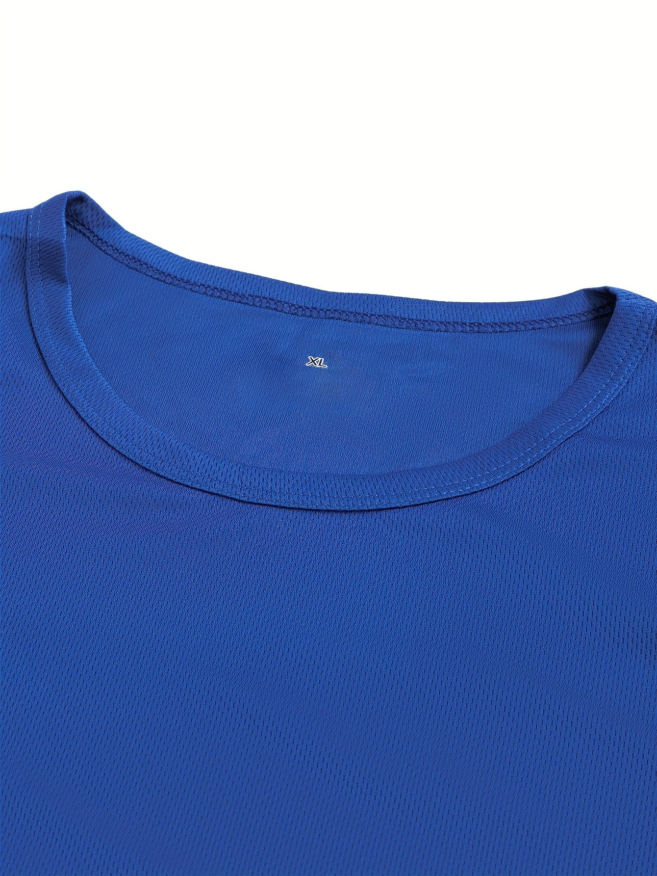 5 Pack Men's Quick Dry T-Shirts Moisture Wicking Athletic Crew Neck Short Sleeve Workout Shirts for Gym Running Sports Casual Wear S-XXXL
