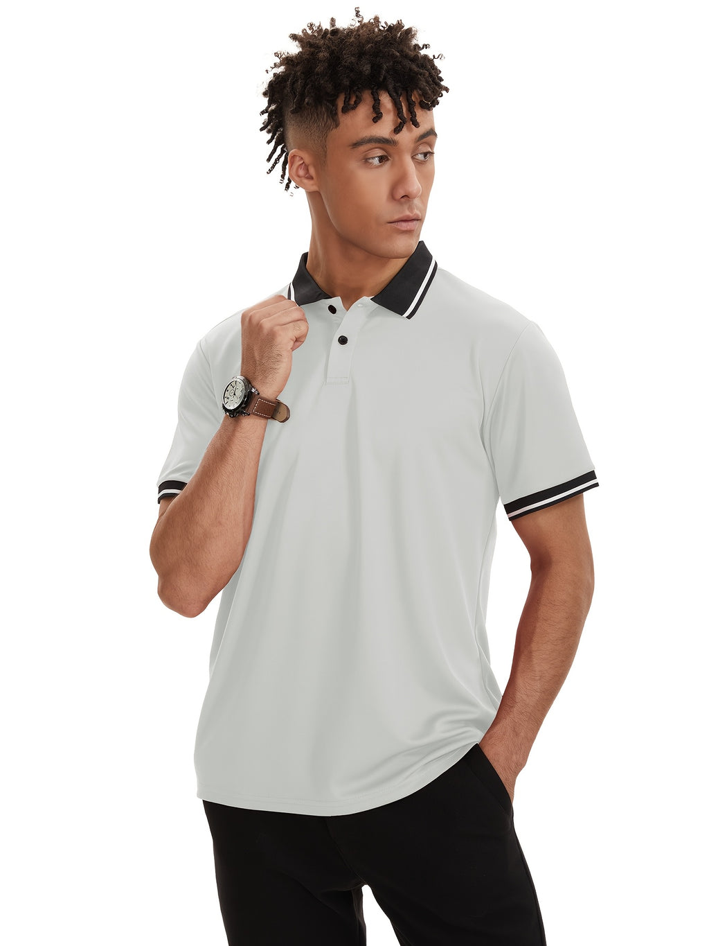 Men's Polo Shirts 6 Pack Short Sleeve Sports Golf Casual Summer Outdoor Tee Mixed Colors S-XXL
