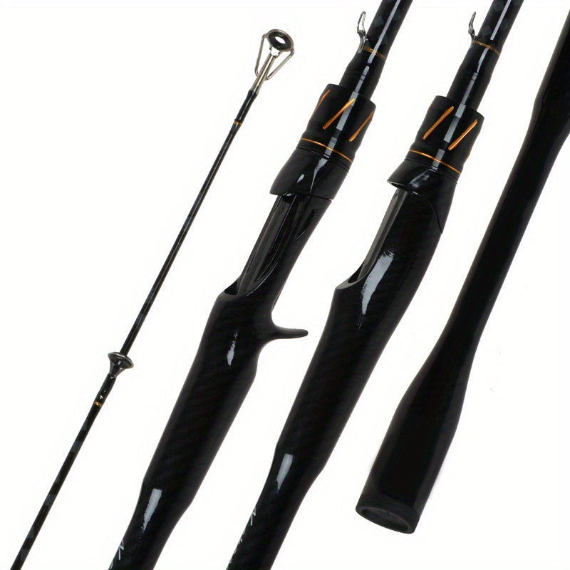 Ultralight Carbon Fiber Fishing Rod Casting Spinning – Sensitive Tip EVA Grip Pole for Bass Trout Freshwater Saltwater – 165/180/210cm Fishing Gift for Men