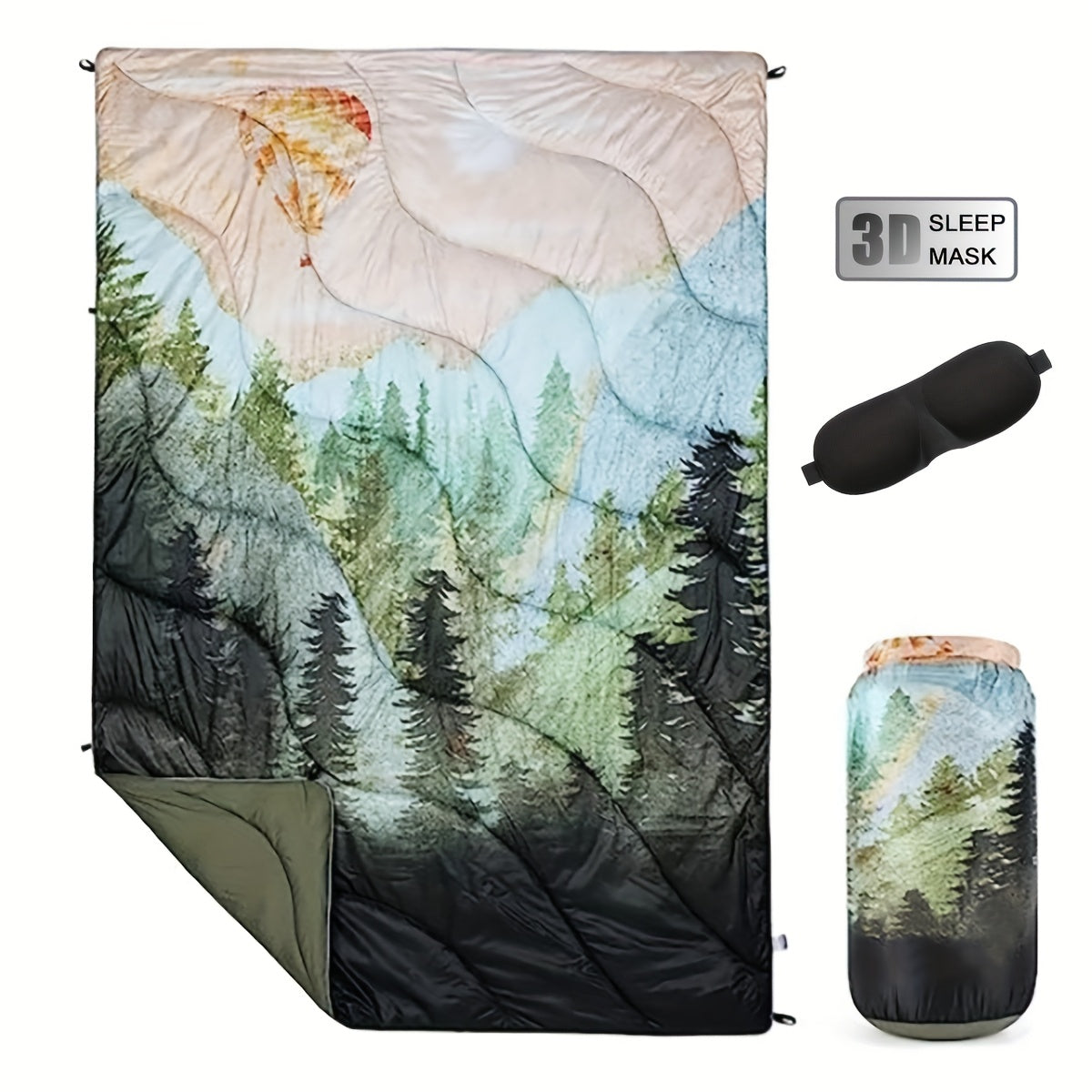 Puffy Camping Blanket Lightweight Down Alternative Ultra Warm Hammock Quilt 55x79 Inch for Camping Hiking Traveling Picnic Beach Party Cold Weather Outdoor Gear Multiple Colors