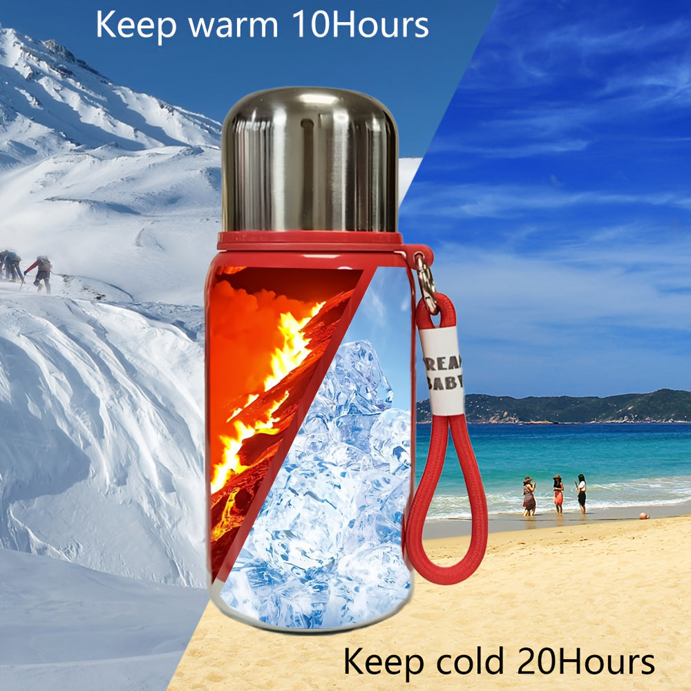 Stainless Steel Thermos 316 Vacuum Insulated Tumbler Keeps Drinks Hot & Cold – Portable Travel Cup for Work School Camping Sports