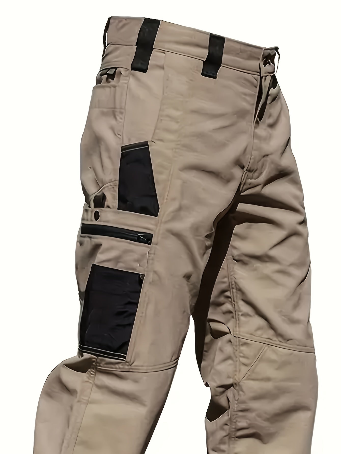 Men's Tactical Cargo Pants 2-Pack – Ripstop Multi-Pocket Work Pants for Camping, Hiking, Hunting & Fishing, Straight Leg All-Season Outdoor Pants, Sizes S-XXXL