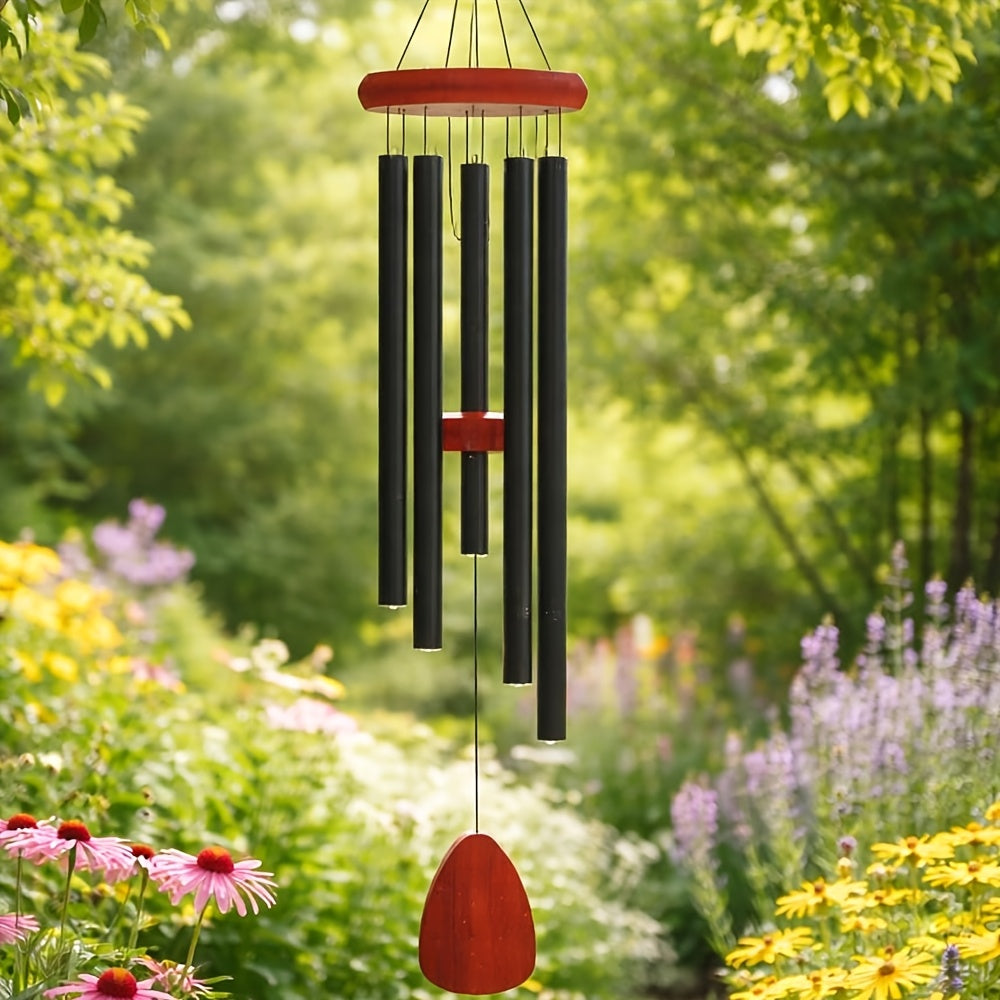 Deep Tone Wind Chime Outdoor Large Metal Tubes Soothing Sound for Garden Patio Porch Home Decor Gift