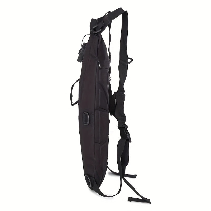 Hydration Backpack with 101oz Water Bladder – Lightweight Tactical Water Bag, Adjustable Straps for Hiking, Biking, Running & Climbing, Black & Green