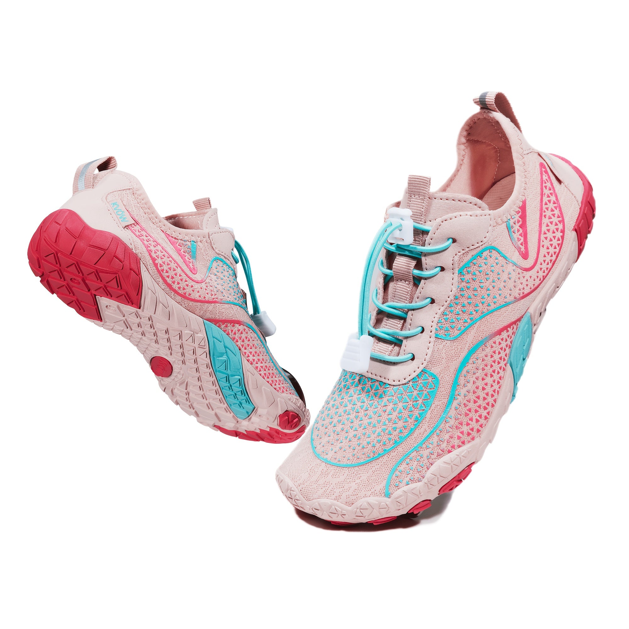 Women's Barefoot Hiking Shoes Breathable Lightweight - Sports Outdoor Beach Seaside Shoes Fashionable Versatile, Sizes US 6-11, Red Blue White Black Pink