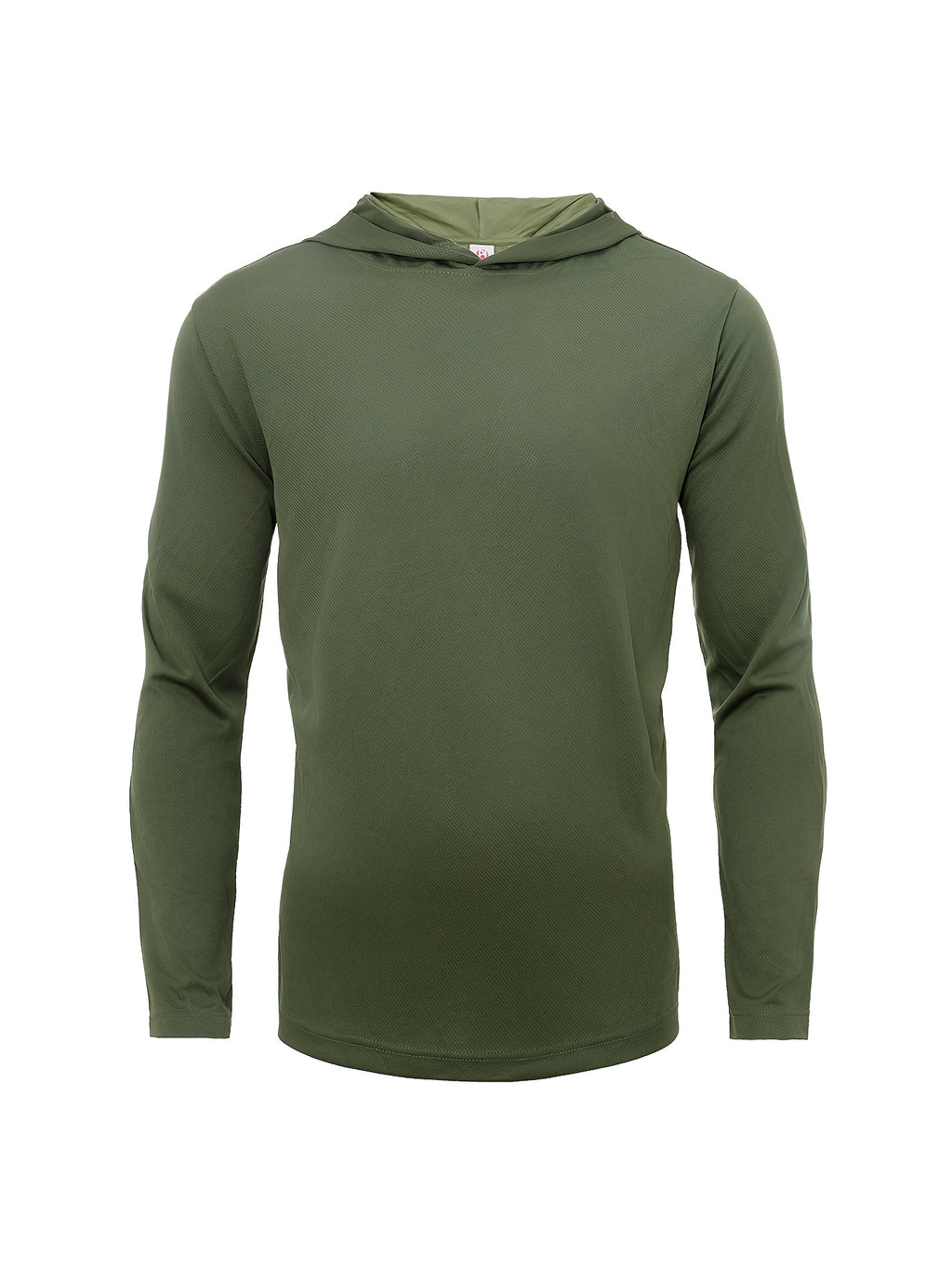 Men's Quick-Dry Pullover Hoodie Sports Top 4-Piece Set – Long Sleeve Hooded Athletic Shirt, Breathable Polyester Activewear for Running Gym Training, 10 Colors Sizes S-XXXL