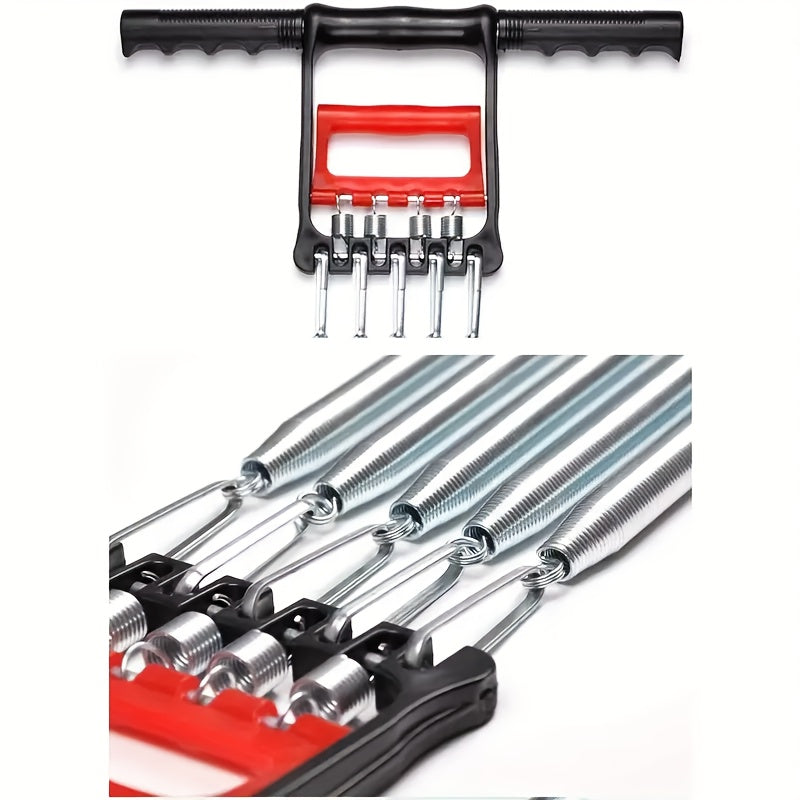 Stainless Steel Pedal Puller Multifunctional Tensioner Adjustable Resistance Arm Chest Muscle Training Bodybuilding Sit-Up Strength Workout