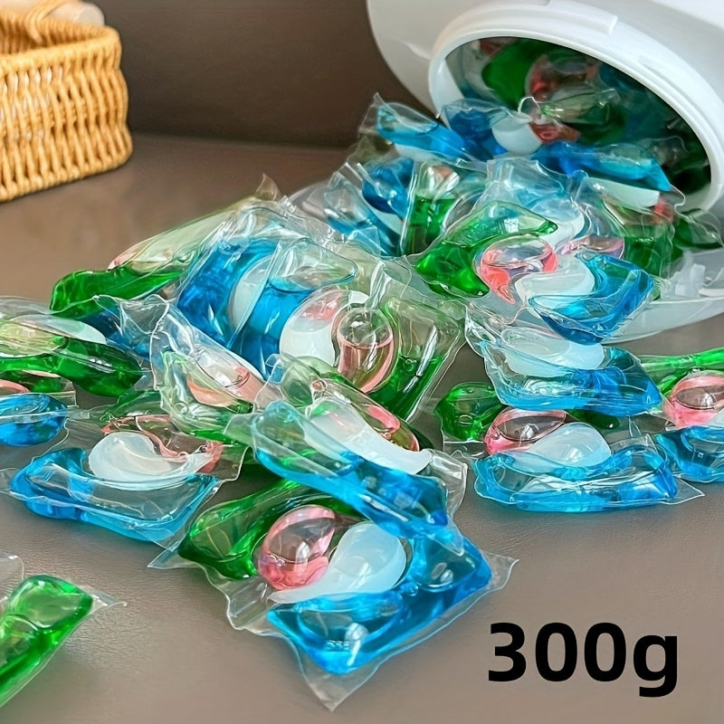 Laundry Pods Concentrated – Deep Cleaning, Tough Stain Removal, Long-Lasting Fragrance, Quick-Dissolving No Residue Laundry Detergent Pods | 200g, 300g, 600g, 1200g Bulk Pack