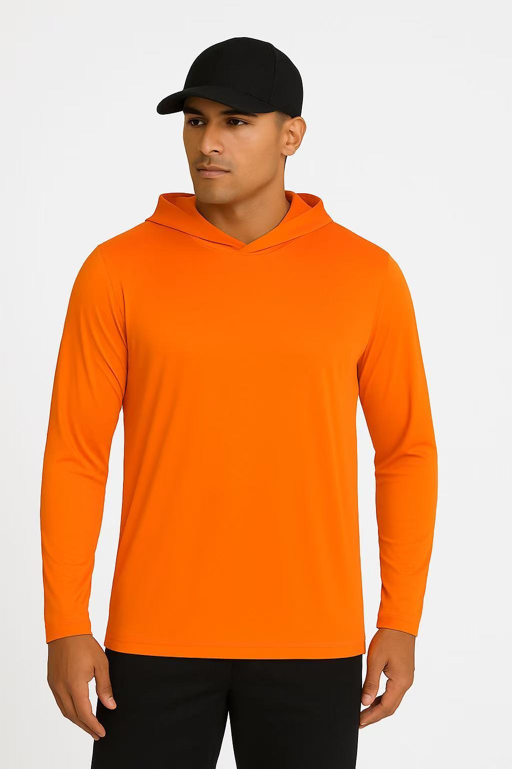 UPF 50+ Sun Protection Hoodie Long Sleeve Quick-Dry 2-Pack – High Visibility Lightweight UV SPF Shirt for Hiking, Fishing & Outdoor Active Wear, S-XXXL