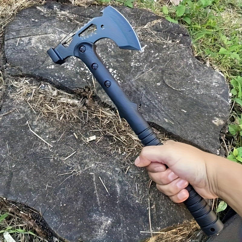 Camping Axe Wood Splitting Hatchet Portable Outdoor Axe High Hardness Firewood Cutting Logging Axe for Camping Hiking Survival