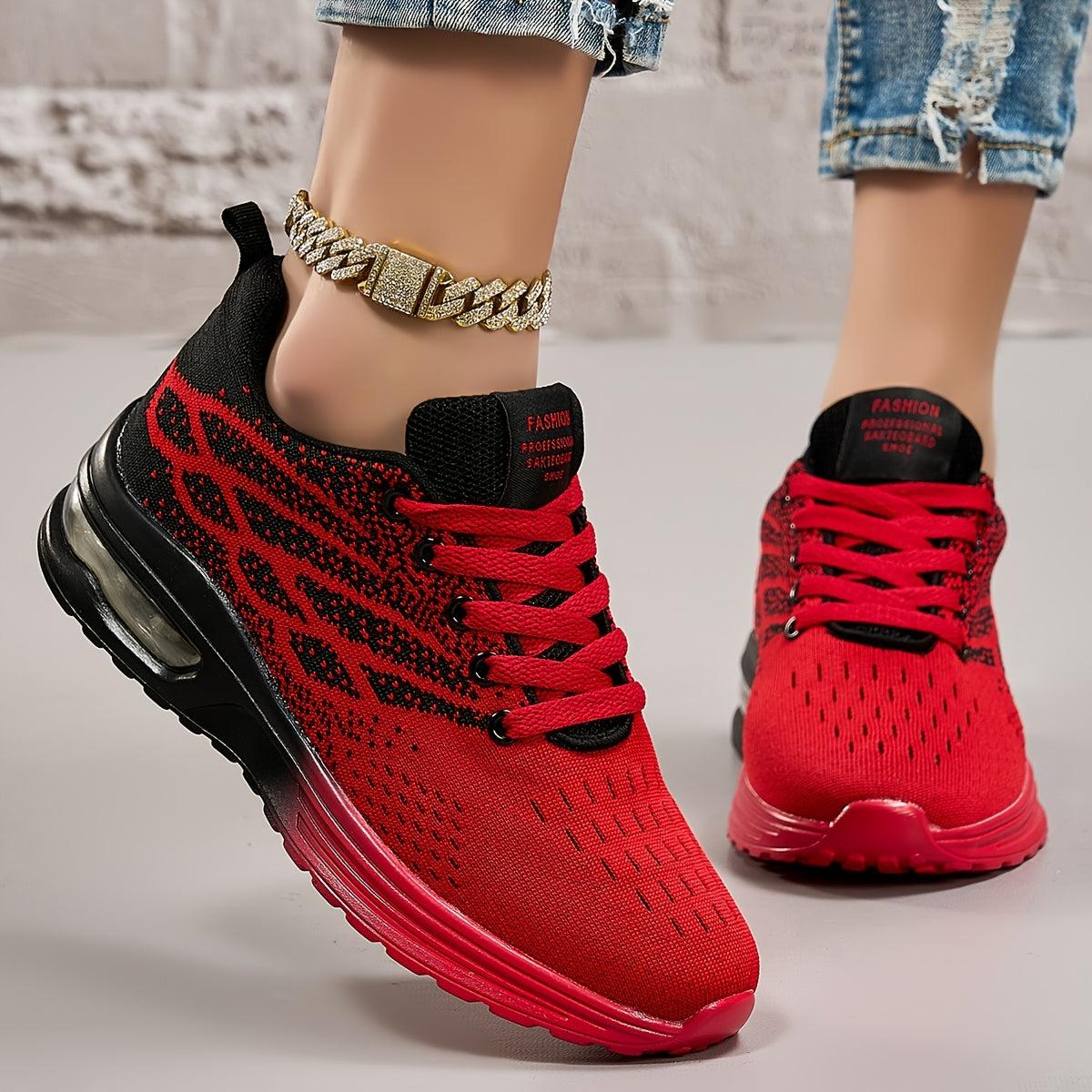 Women's Running & Walking Shoes – Lightweight Mesh Air Cushion Sneakers, Non-Slip Breathable Tennis Shoes with Arch Support, US 5.5-11, 8 Colors