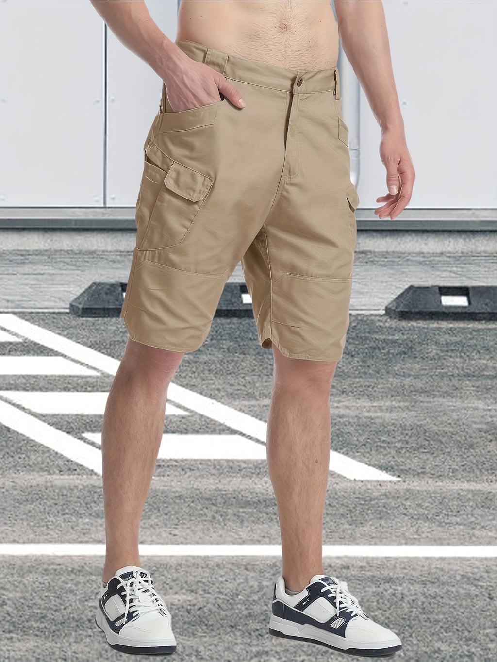 Men's Cargo Shorts Breathable Quick Dry Tactical Work Shorts Multi-Pocket S-XXXL – Outdoor Hiking Fishing Camping Military Style Shorts for Men Black Khaki Grey Green