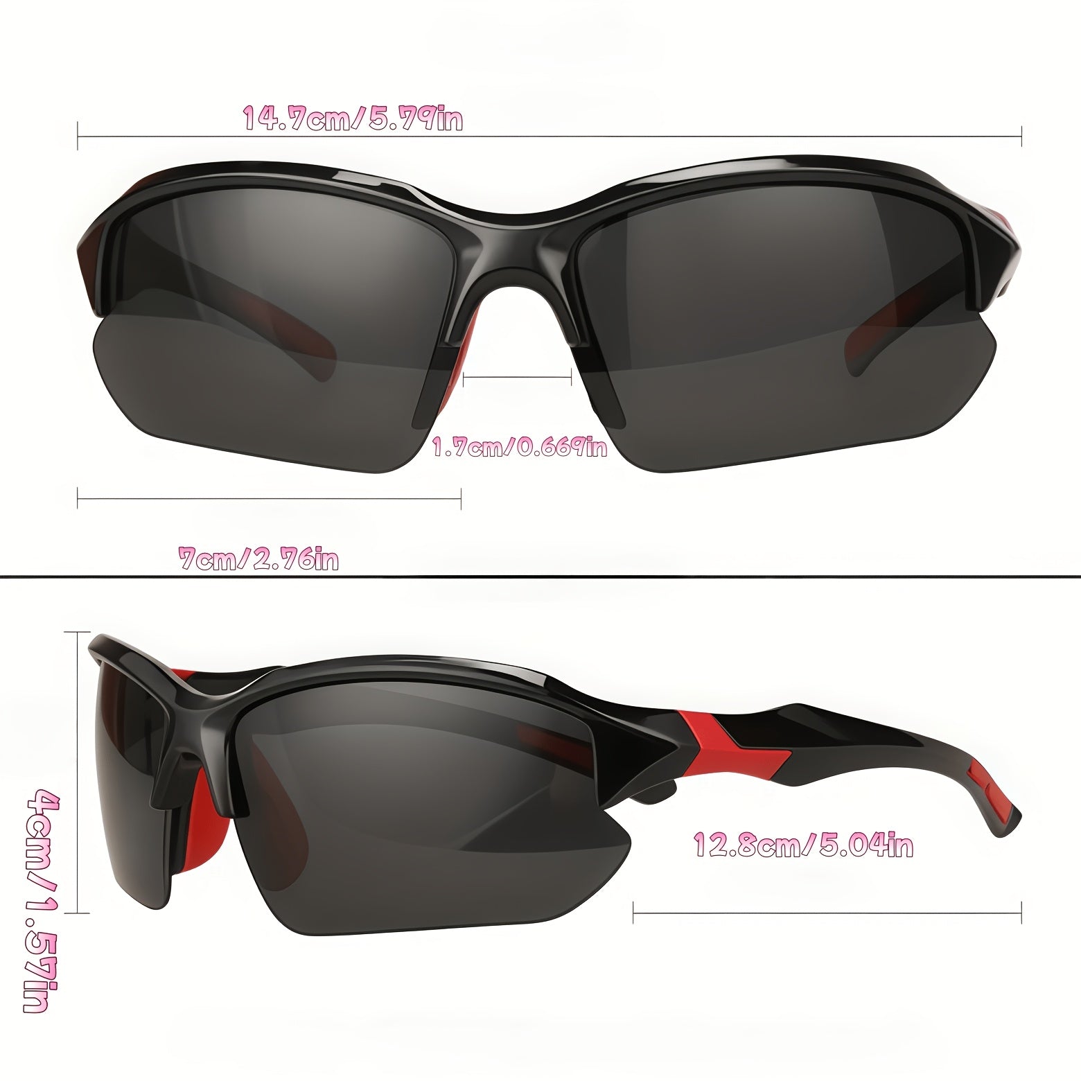 Sport Polarized Sunglasses 3 Pack for Men Women – UV400 Anti-Glare Lenses for Cycling Running Fishing Driving Golf Hiking, Lightweight Unisex Outdoor Eyewear Set