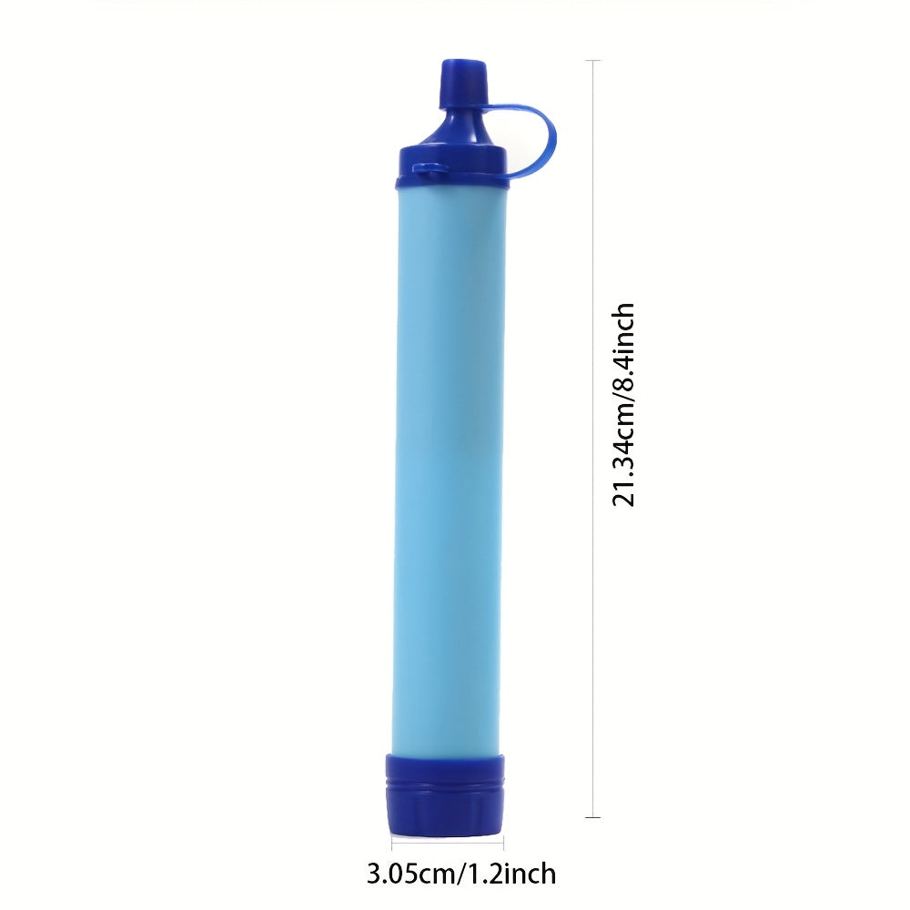 Portable Water Filter Straw for Hiking Camping Survival Emergency Filtration Drink from Stream Lake River Spring Tap Rainwater Outdoor Backpacking Gear 2 or 4 Pack