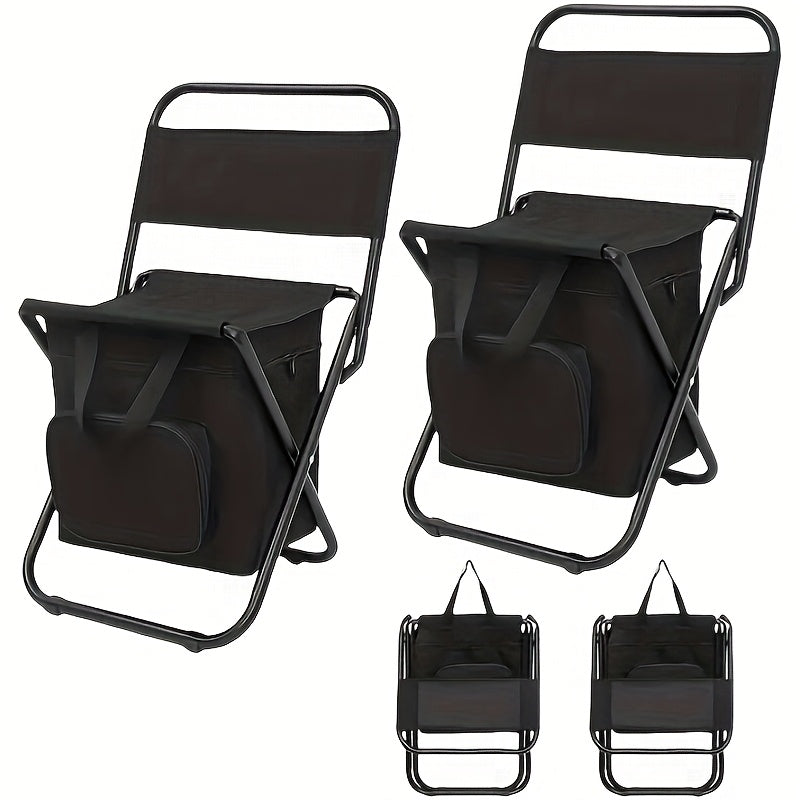 Folding Camping Chair Lightweight Backpack Carry Backrest Stool High Weight Capacity – Portable Outdoor Seat for Camping Hunting Fishing Hiking